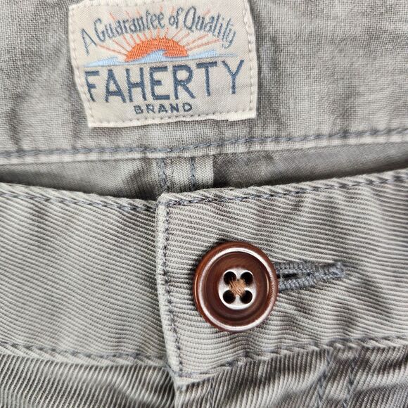 Faherty Mens 5 Pocket Soft Chino Style Cotton Pants 38 - Picture 4 of 7